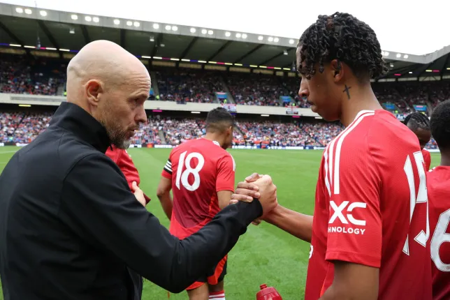 Erik ten Hag Provides Encouraging Update on Leny Yoro's Injury Status