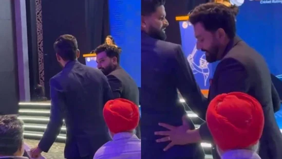 Heartwarming gesture: Shreyas Iyer offers his seat to Rohit Sharma at CEAT Awards; India captain's reaction captured