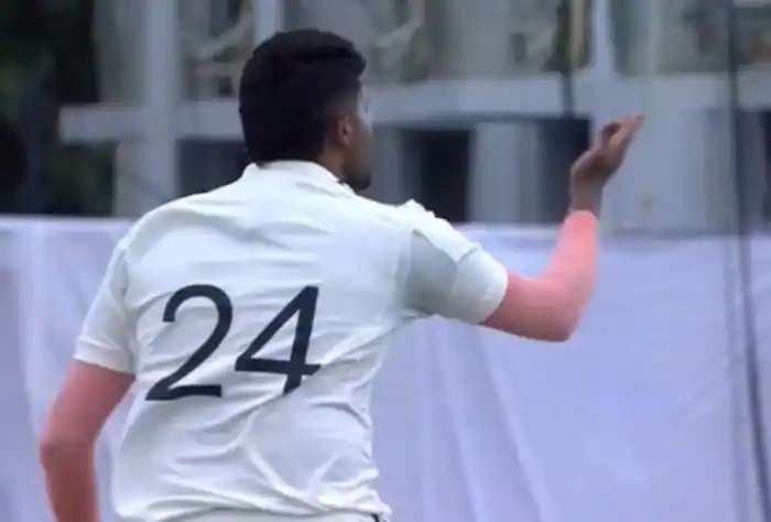 WATCH: Harshit Rana Fearlessly Revives 'Flying Kiss' Celebration in Duleep Trophy 2024, Undeterred by BCCI's Consequences