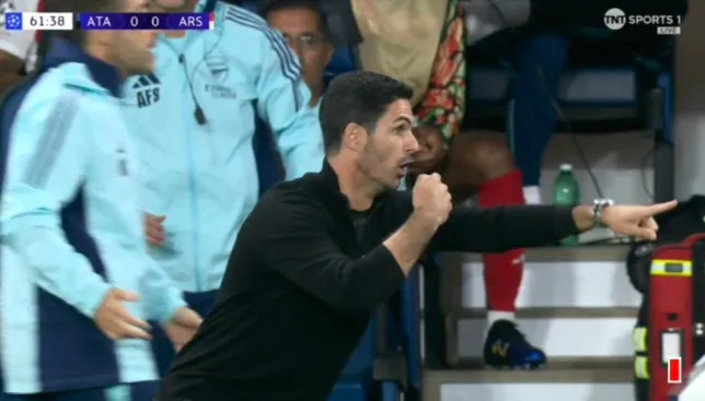 Arteta makes fun of referee in Arsenalâ€™s Champions League match against Atalanta