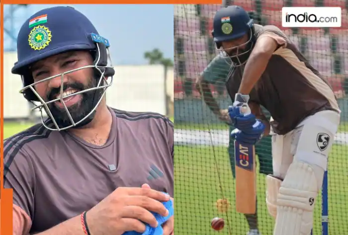 Rohit Sharma prepares for IND vs NZ 2024 Test series with intense training in the nets