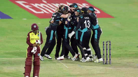 New Zealand clinch thrilling victory over West Indies to advance to Womenâ€™s T20 World Cup final