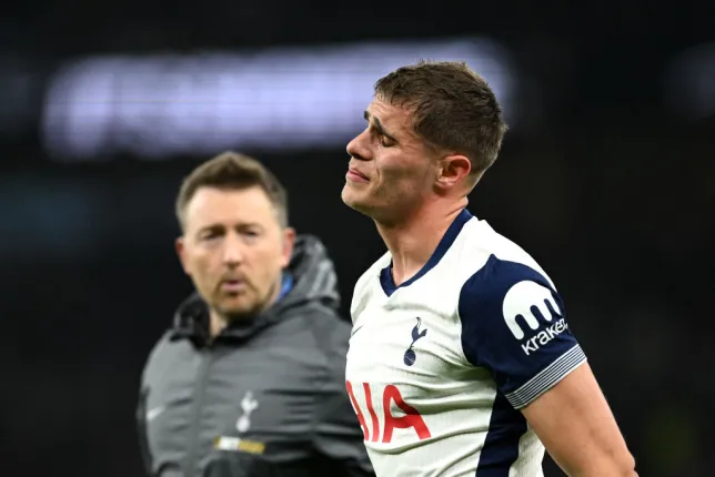 Tottenham's Micky van de Ven gives injury update after emotional exit against Manchester City